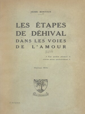 cover image of Les étapes de Déhival dans les voies de l'amour